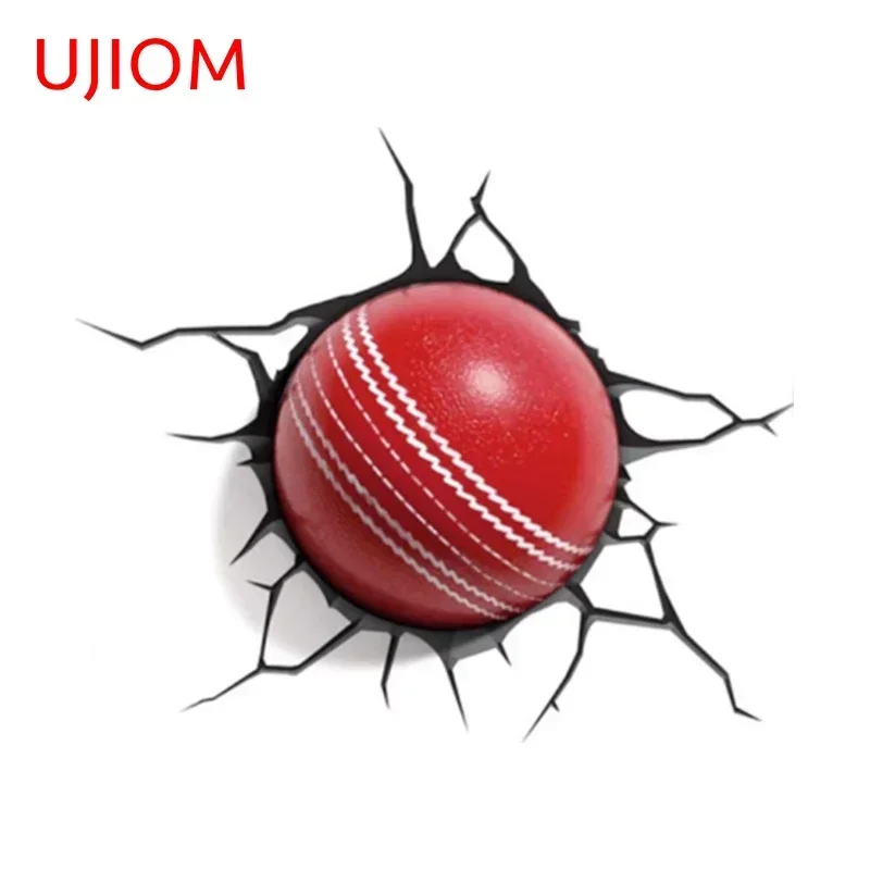 

UJIOM 13cm Cricket Crack 3D Wall Stickers Waterproof Vinyl Decals Bedroom Bathroom Study Decoration Trunk Windows Dress Up