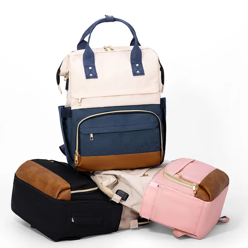 

Backpack Bag Mommy Large Capacity Bag Mom Baby Travel Diaper Bags Multi-function Waterproof Outdoor For Baby Care