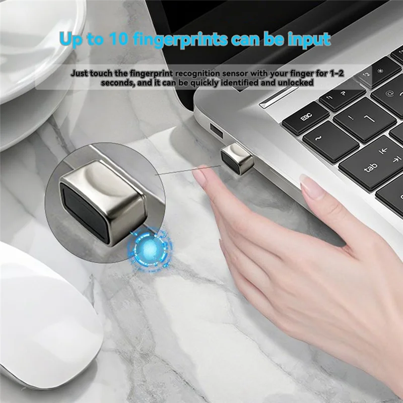 

Y43A-Fingerprint Login Hello Fingerprint Reader One-Click Secure Login One-Click Lock Screen Biometric Recognition