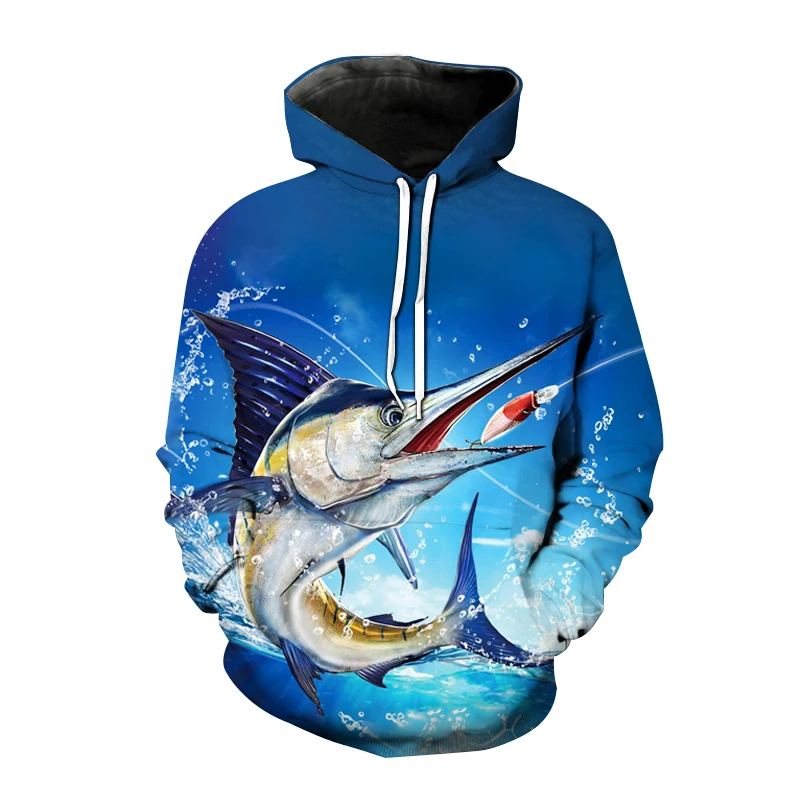 

Fish 3D Print Hoodies Fishing Men Women Fashion Hooded Sweatshirt Hip Hop Hoodie Pullover Unisex Tops Coat Trendy Hoody Clothing