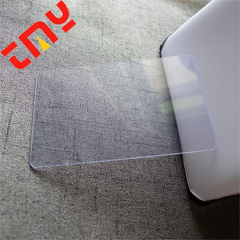 Cheapest Cards High Quality Customizable Unique Luxury Clear Transparent Pvc Plastic Business Card Printing Custom