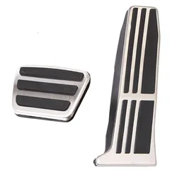 Stainless Steel Car Pedals Protector For Toyota Sienna XL40 2020 2021 2022 Clutch Brake Accelerator No Drilling Pedal Auto Parts