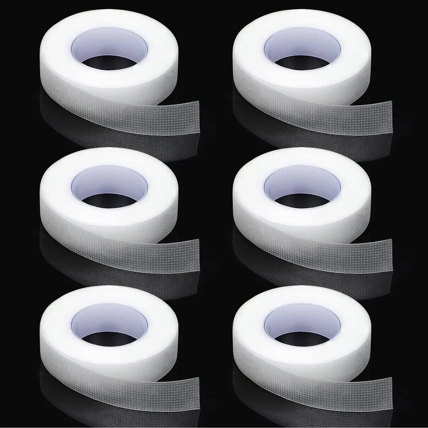 Wimpernband, transparenter Klebestoff, 9 m/10 Yard/Rolle, selbstklebendes, atmungsaktives Mikroporen-Stoffband für die Wimpernverlängerungsversorgung – Detail 1