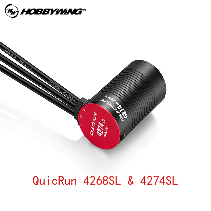 NEW HOBBYWING QuicRun 4274SL G2 2000KV 4268SL G2 2600KV 4268/4274 SL G2 Brushless Motor For 1/8 RC Car Model Off-Road Vehicle