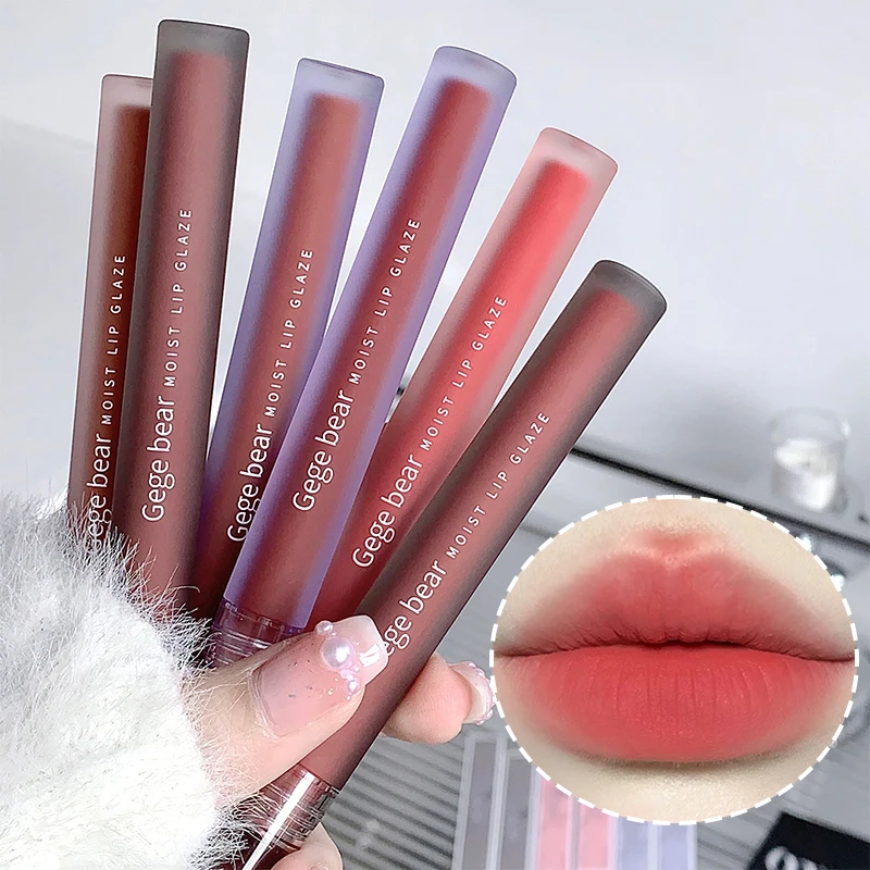 Light nude Mist Velvet Lip Glaze Makeup Affordable Student lipstick Spring Summer lip glaze