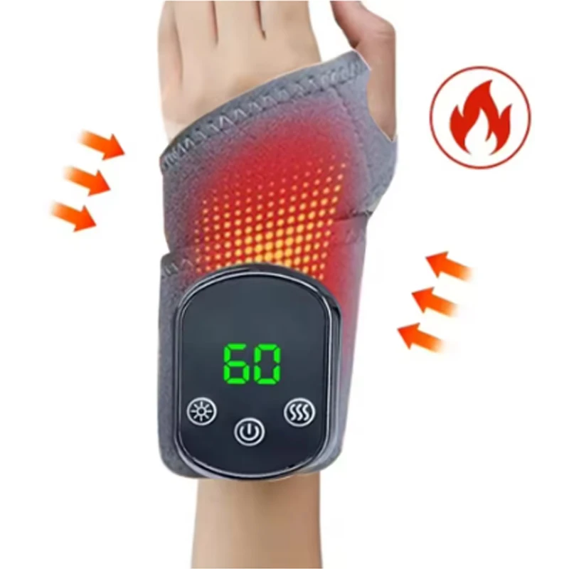 

2025NEW Electric Wrist Brace with Adjustable Vibration Massage Ankle Guard Band Carpal Tunnel Hand Foot Protection Tool USB Plug