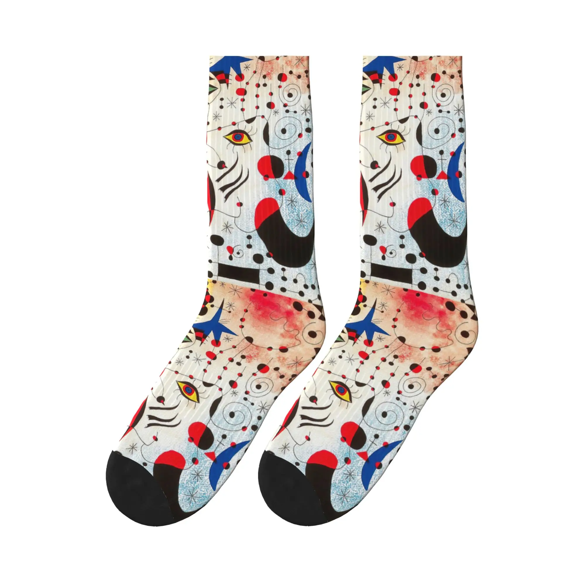 

Joan Miro Sports Socks Sweat Absorbing Stockings All Season Long Socks for Unisex Gifts