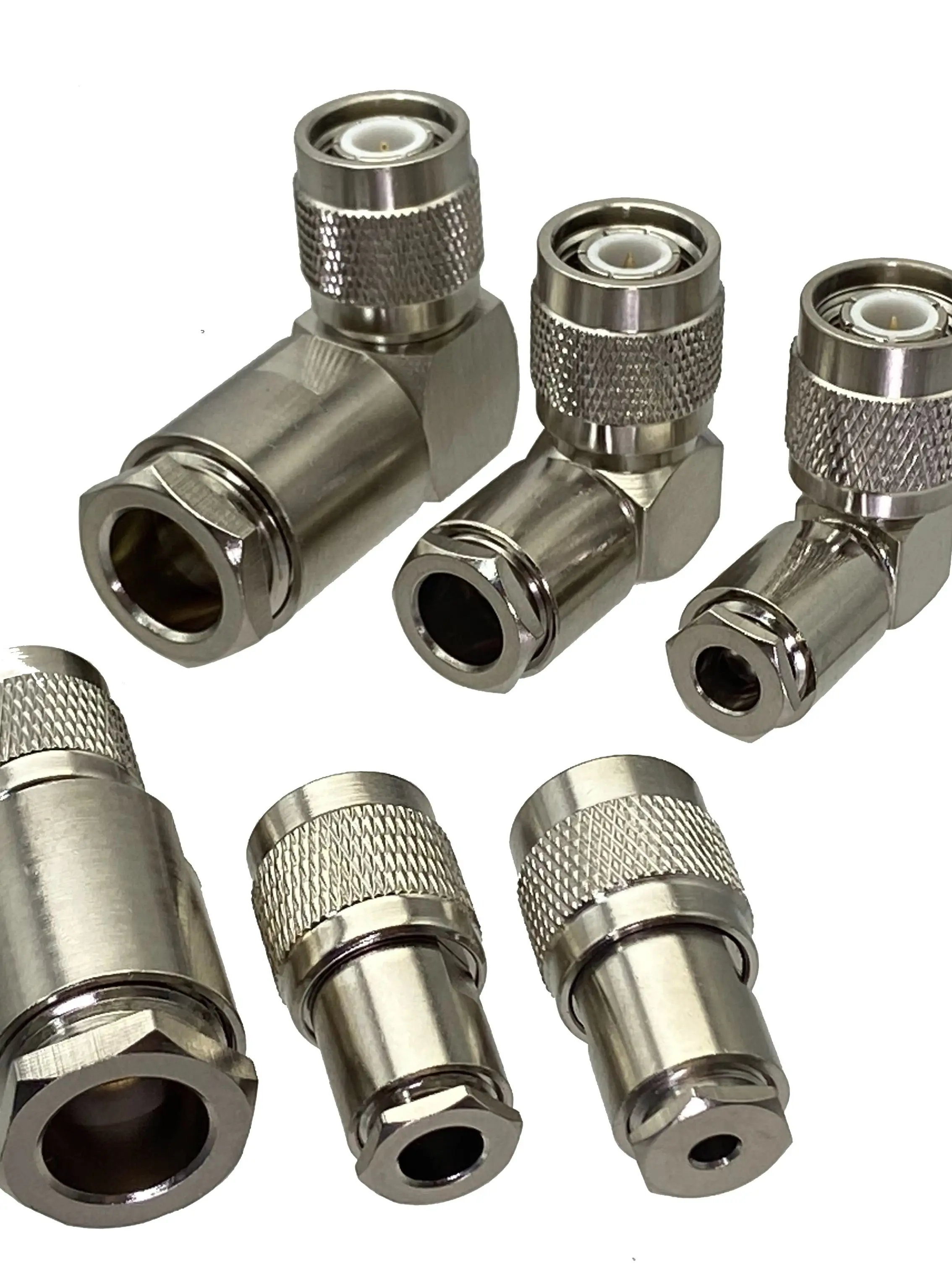 Złącze TNC męskie Zacisk wtykowy RG174 RG316 / RG58 RG142 / RG8X / RG5 RG6 / RG8 LMR400 Kabel koncentryczny RF Prosty i prawy kąt — zdjęcie 2