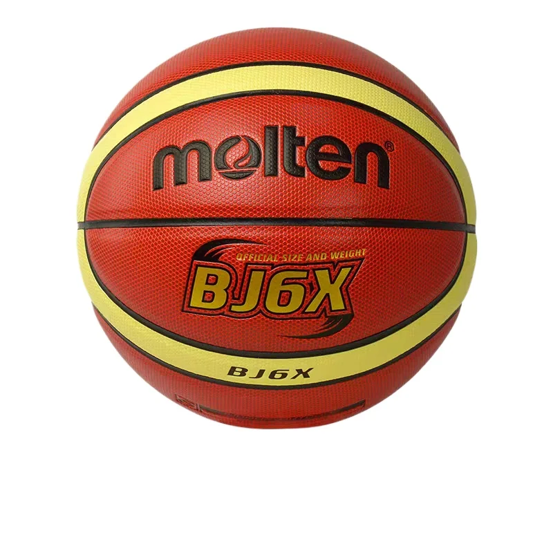 Molten BJ7X FIBA ได้รับการอนุมัติบาสเกตบอลขนาด 7-Premium ฝาครอบไมโครไฟเบอร์และกระเพาะปัสสาวะบิวทิลสําหรับ Professional Indoor Leagues
