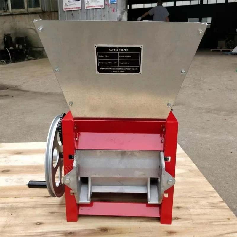 Electric and Hand-operated Coffee Bean Peeler 500kg/h 1.1kw Electric Coffee Fresh Fruit Peeler Coffee Bean Peeler Sheller