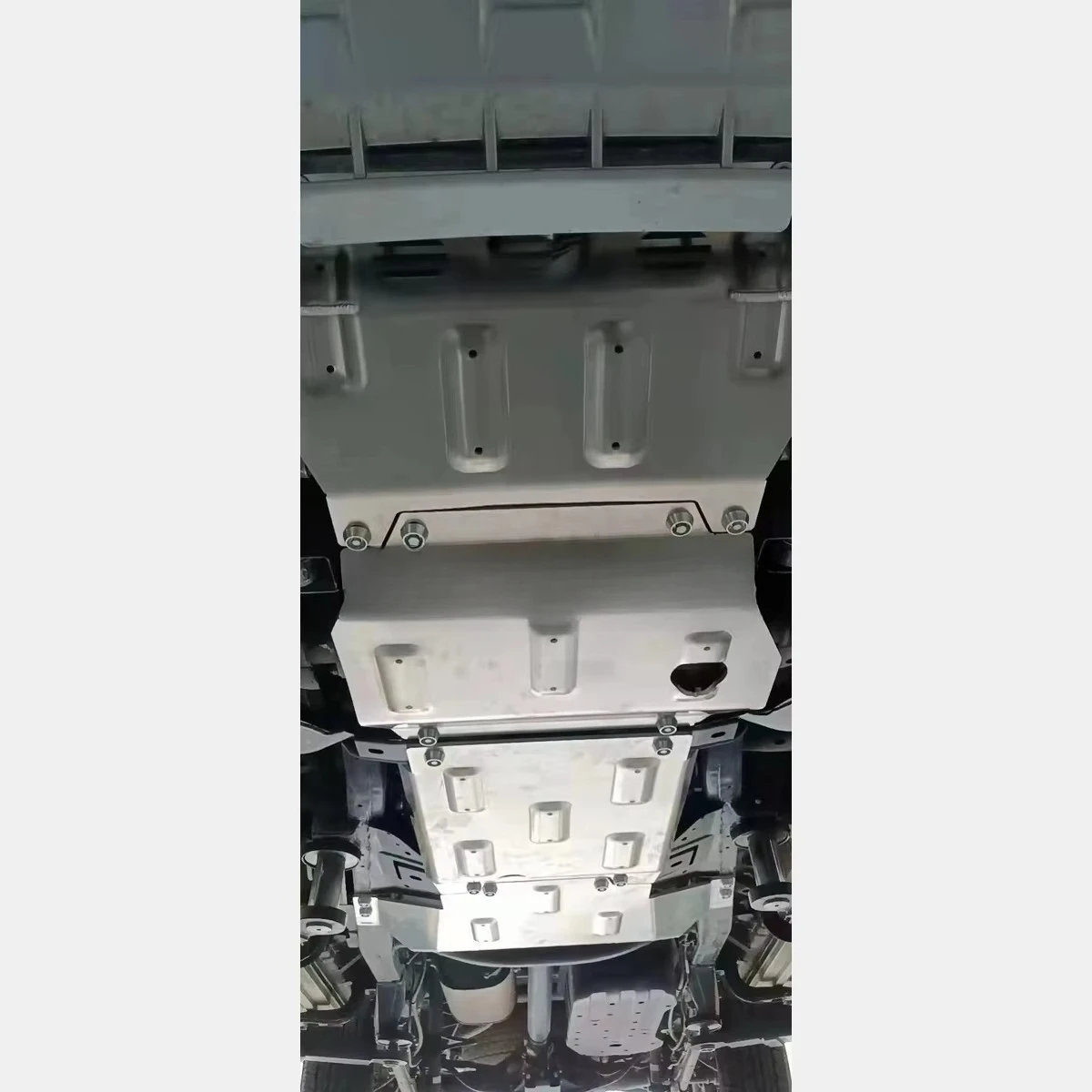 Heavy Duty Al-Mg Alloy Underbody Guard For Mitsubishi Pajero Sport V80 V90 4x4 Accessories Chassis Armor Bash Plate