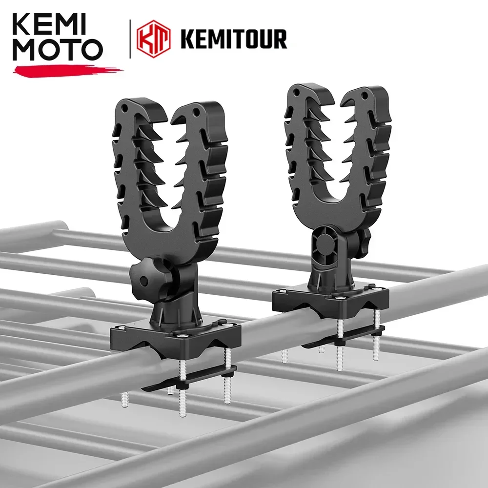 KEMIMOTO-Soporte de montaje para arco de pistola ATV, barra redonda/cuadrada para Motor UTV, motocicleta, Scooter, tiro, manillar con agarre en V, estante acolchado