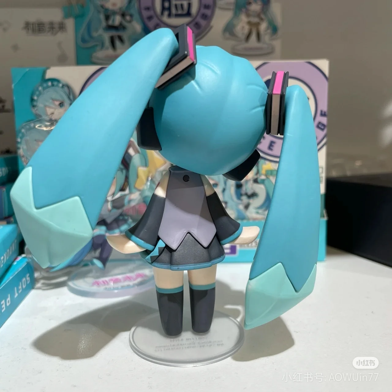 Gsc Spot Genuine Hello Good Smile Hatsune Miku Action Figure Aurora Colorful/Transparent Pearlescent Ver Anime Manual Toy Gift