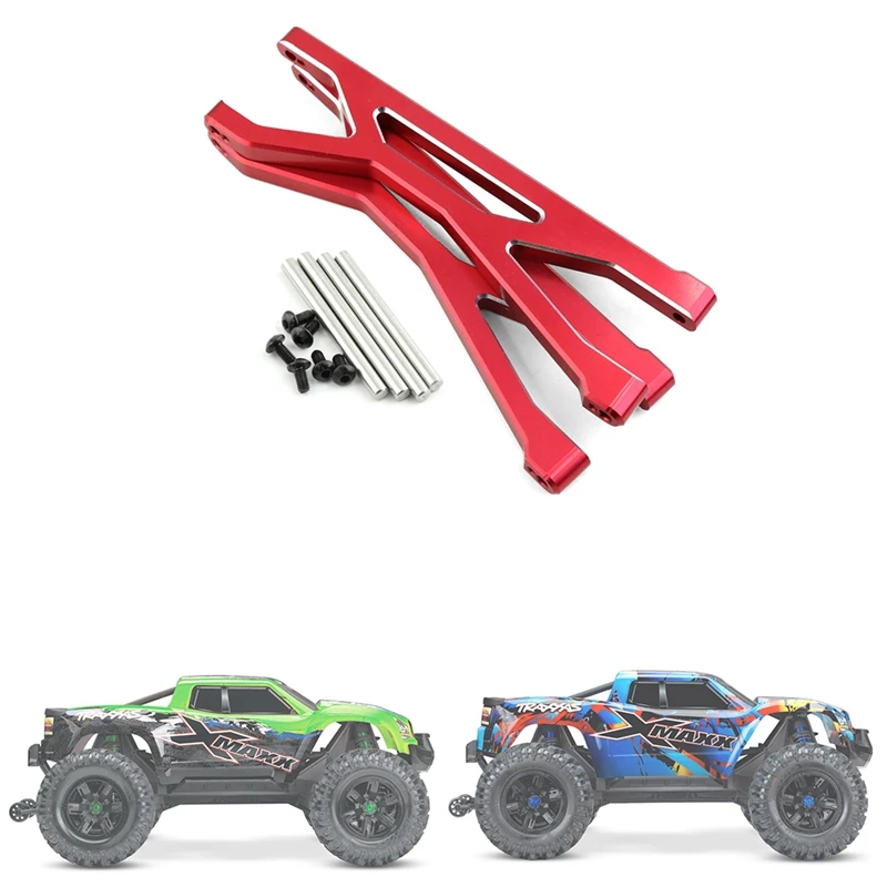 2 Stuks Aluminium Voor/Achter Bovenste Draagarm Voor 1/5 Traxxas X-Maxx Xmaxx 6S 8S Rc Monster Truck Upgrade Onderdelen