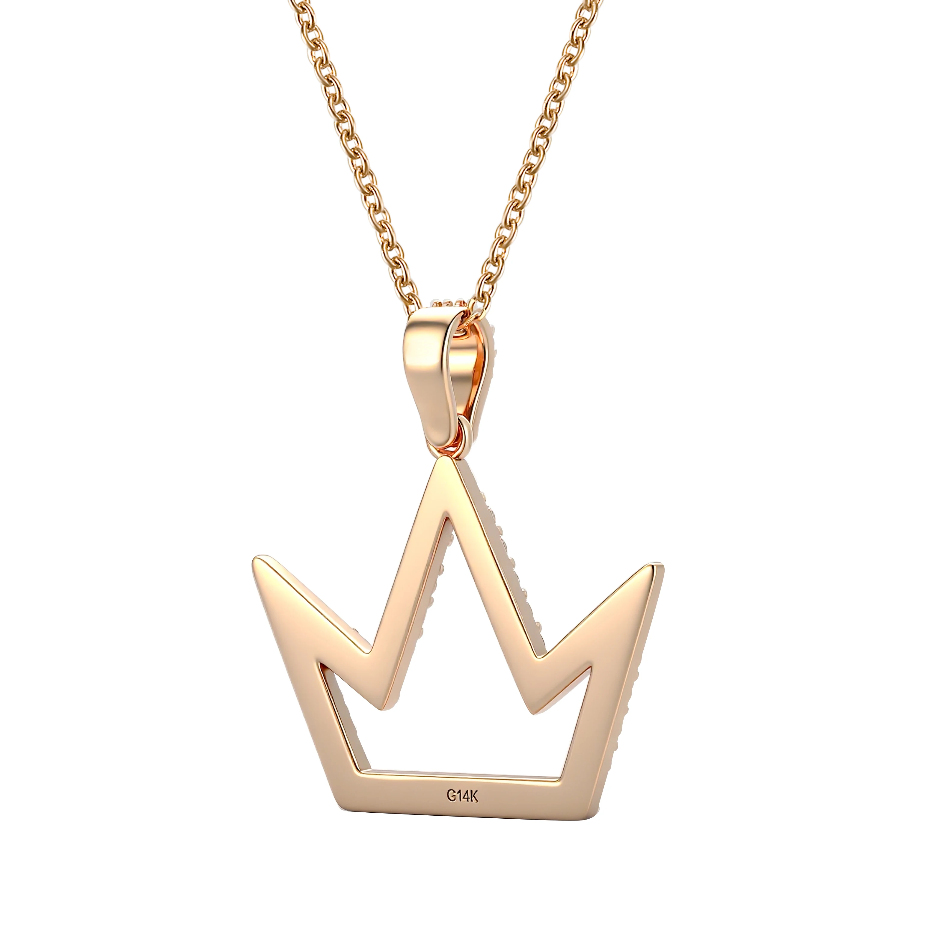  Pendant for Women AU585 Solid   Pendants Women's Hip Hop Pendant DIY Jewelry King Pendants 목걸이 펜던트