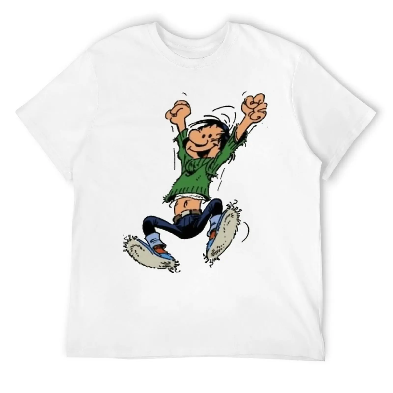 Gaston Lagaffe Graphic in vendita t-shirt girocollo Sport Top Tee Unique Funny Sarcastic Aactivity Competition taglia USA