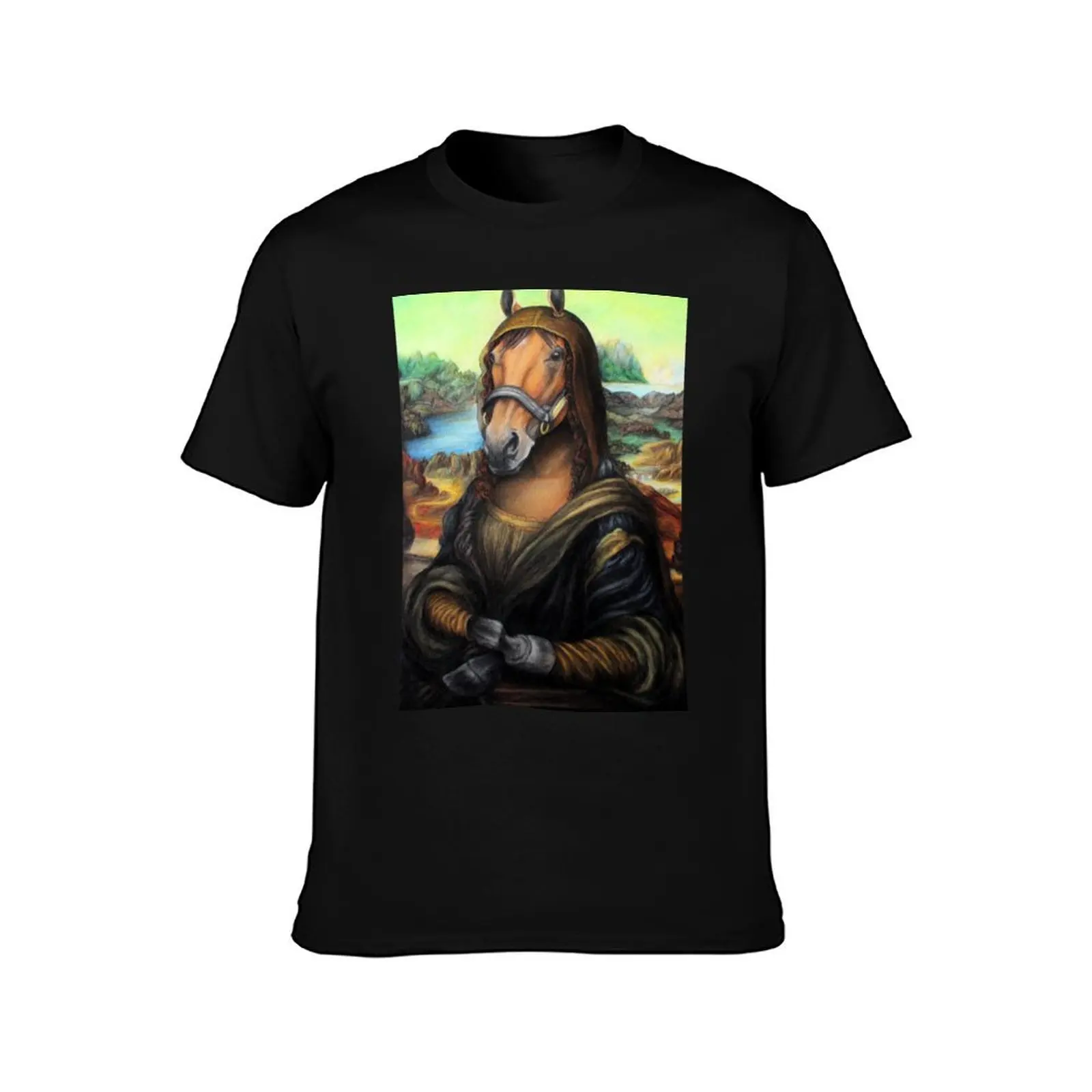 Mona Pharoah T-Shirt Simple Line Art Print Tee T-Shirt