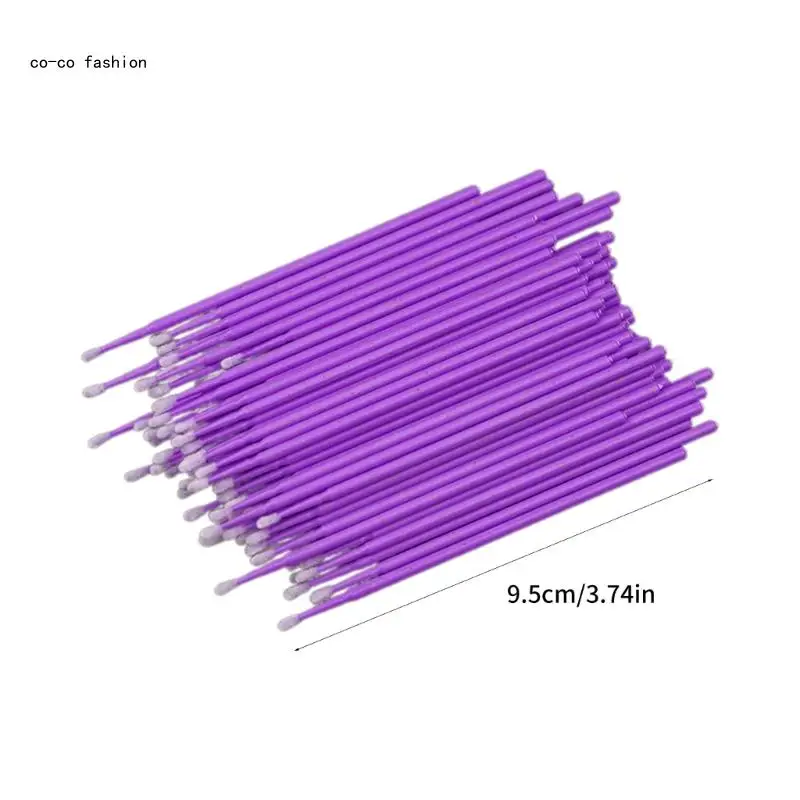 517B 100pcs/lot Brushes Paint Touch Up Paint Micro Brush Tips Auto Mini Head Brush Car Parts Head Mini Applicator Stick
