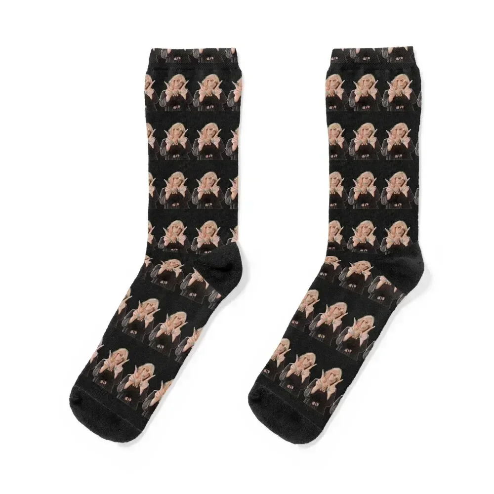 

brittany broski illustration Socks Children's hip hop funny gifts Soccer Boy Socks Women's