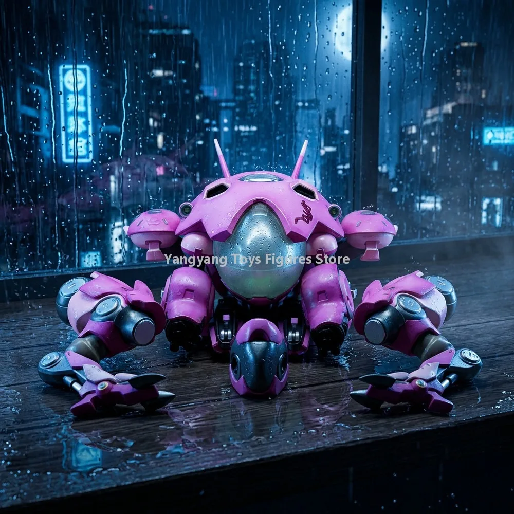 Dva 26cm Overwatch Action Figure Statue Anime PVC Collectible Figurine Model Toy Ornament Desktop Gift