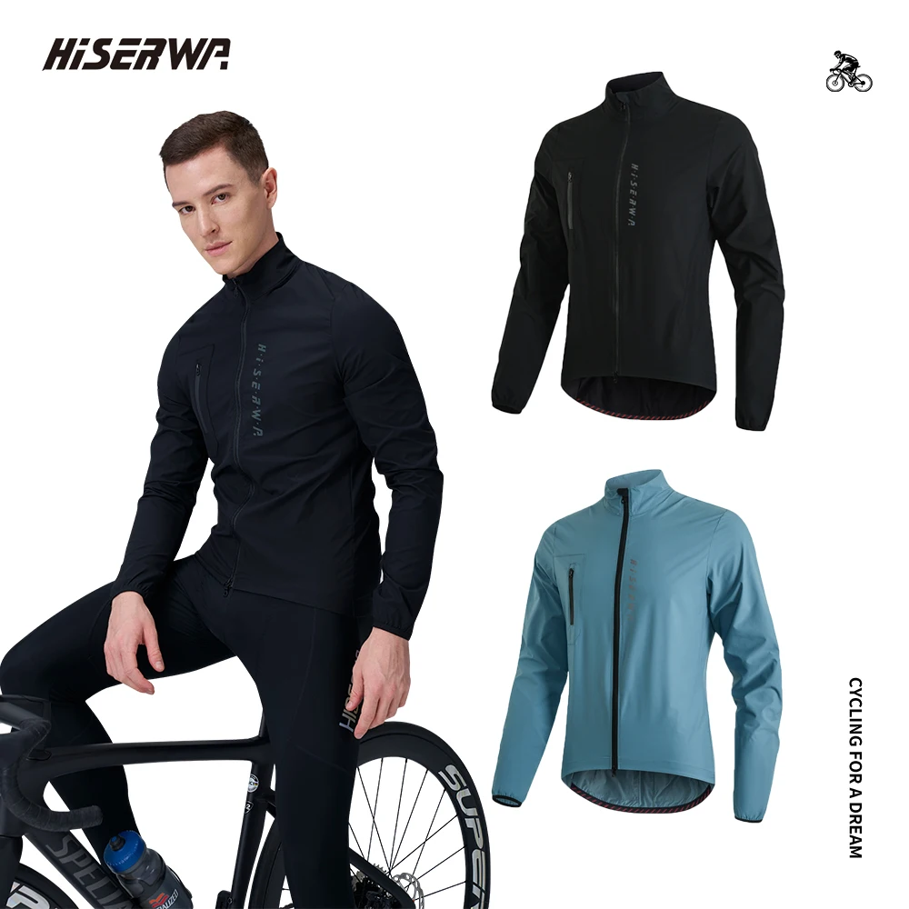 

Men's Cycling Windbreaks Waterproof Bicycle Long Sleeve Jacket MTB Road Cycling Jacket Bike Raincoat Chamarra Ciclismo Hombre