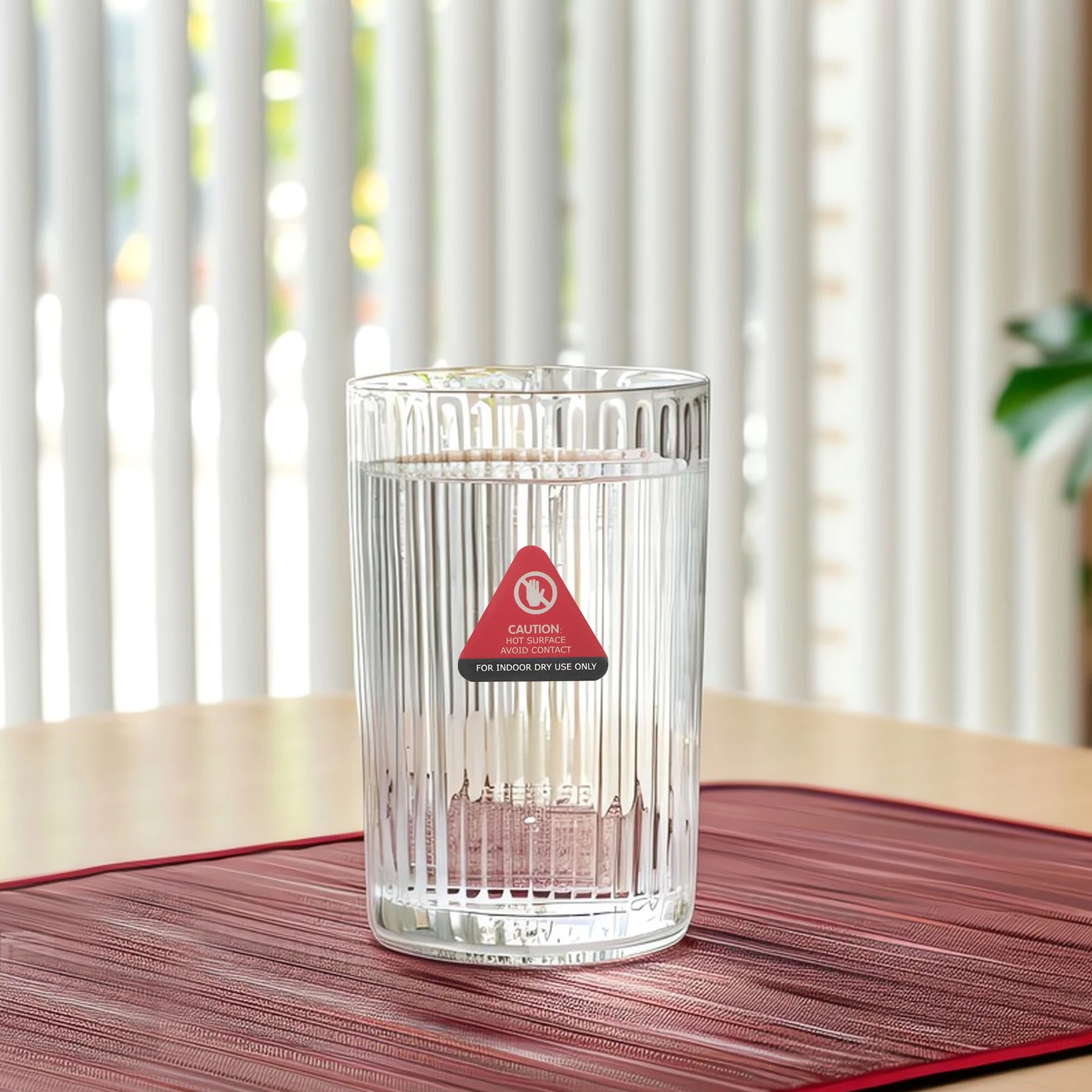 30 قطعة ملصقات حرارية مضادة للحرق تغيير درجة الحرارة تحذير اللون تسميات سطح ساخن لتدفئة الطعام مصباح سخان الحرارة