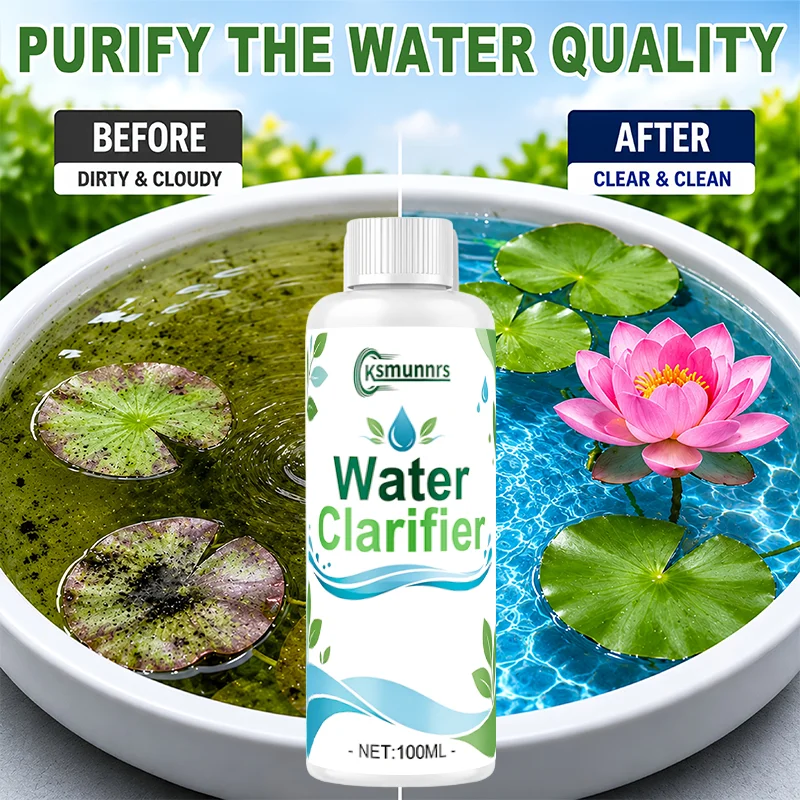 Universal Water Clarifier for Quick Improvement of Murky Water Restores Natural Transparent Vision