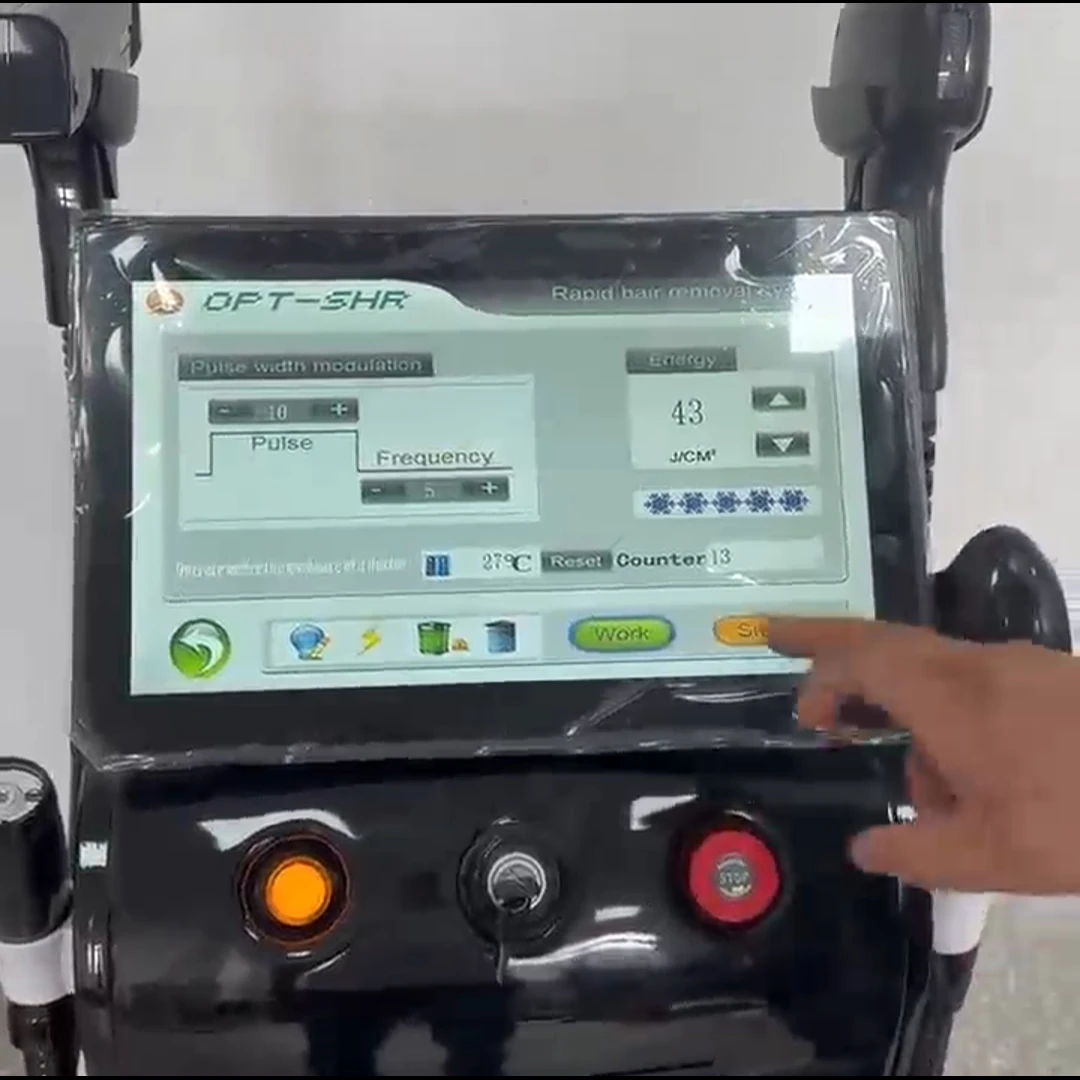 

4-в-1 IPL-диодный лазер RF Pico Устройство для ухода за кожей: Перманентное удаление волос на лице Лечение акне Удаление морщин Сертифицированная CE распродажа