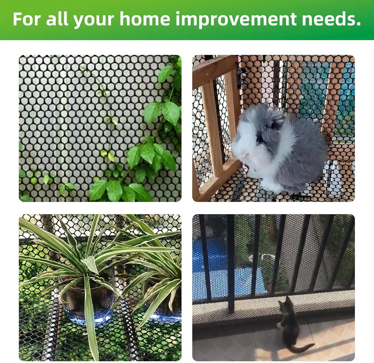 Fence Breeding Net Isolation Equipment, Children\'s Cat, Pet Chicken Safety Isolation Net, Garden Plastic Protective Net