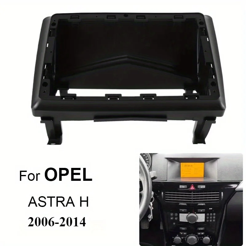 Car Radio Frame Kit Bezel Faceplate for OPEL ASTRA H 2006-2014 Stereo Audio DVD Navigation Dash Fitting Panrl Frame