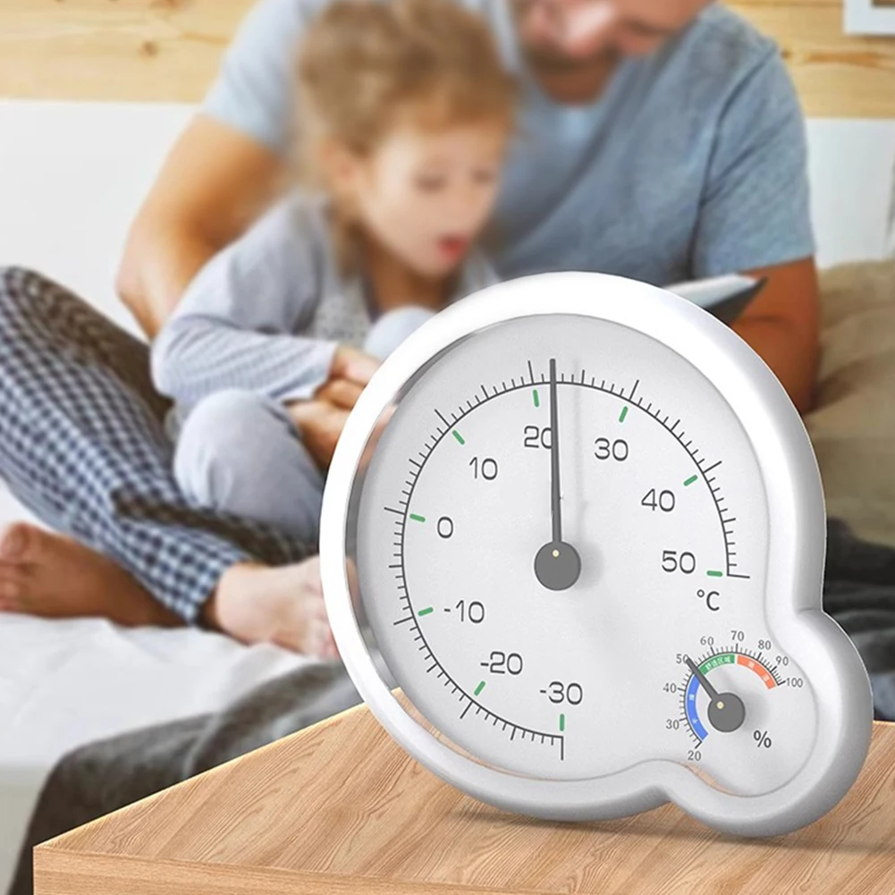 Battery-Free Dual-Dial Thermometer & Hygrometer Accurate Indoor Climate 2pcs Thermometer With Double Scale Celsius Fahrenheit