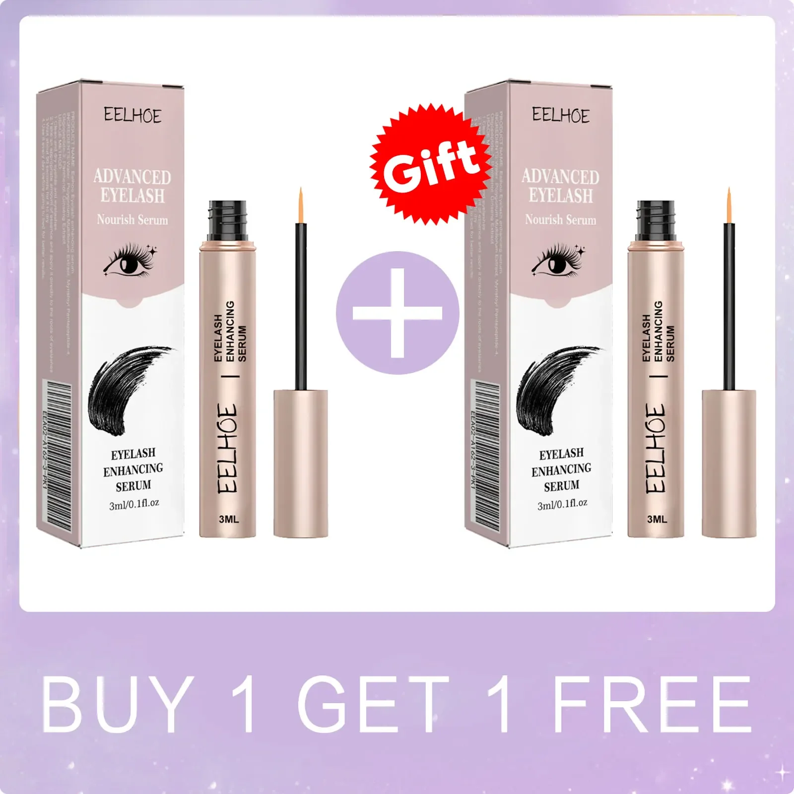 Eyelash Growth Serum Lash Enhancer Boost Longer Fuller Natural Thicker Curling Fast Absorbing Nourish Eyebrow Regrowth Essence