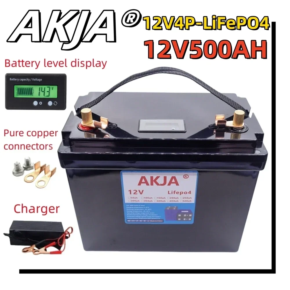 Air fast transportation 12V LiFePO4 battery400Ah500Ah built-in BMS lithium iron phosphate battery6000+golf cart solar cycle life