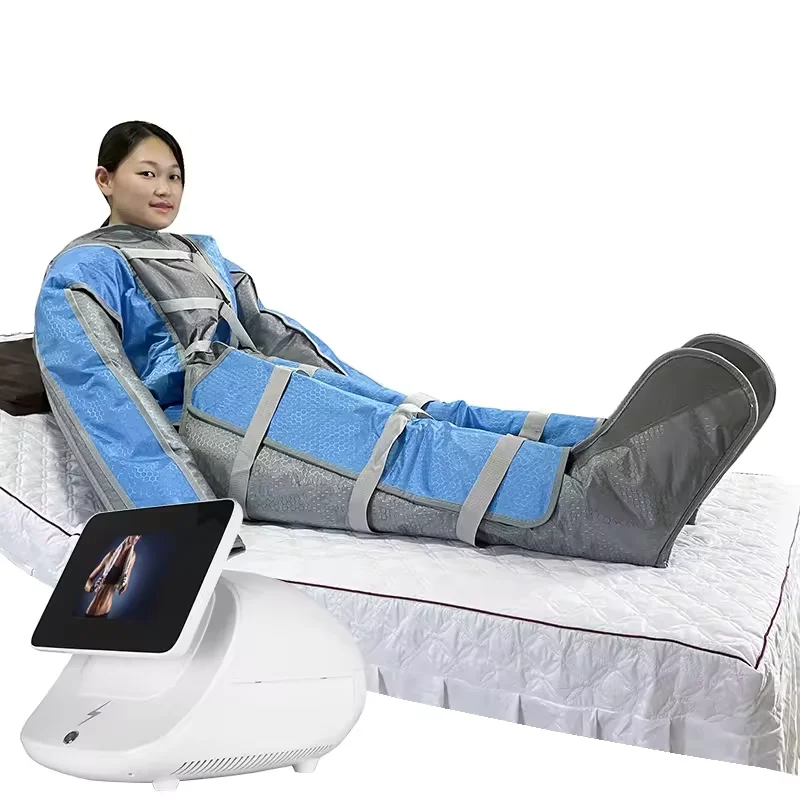 

Air Pressure Lymphatic Drainage Vacuum Therapy Pressotherapy Machine Muscles Relax Leg Arm Waist Body Massage Beauty Device