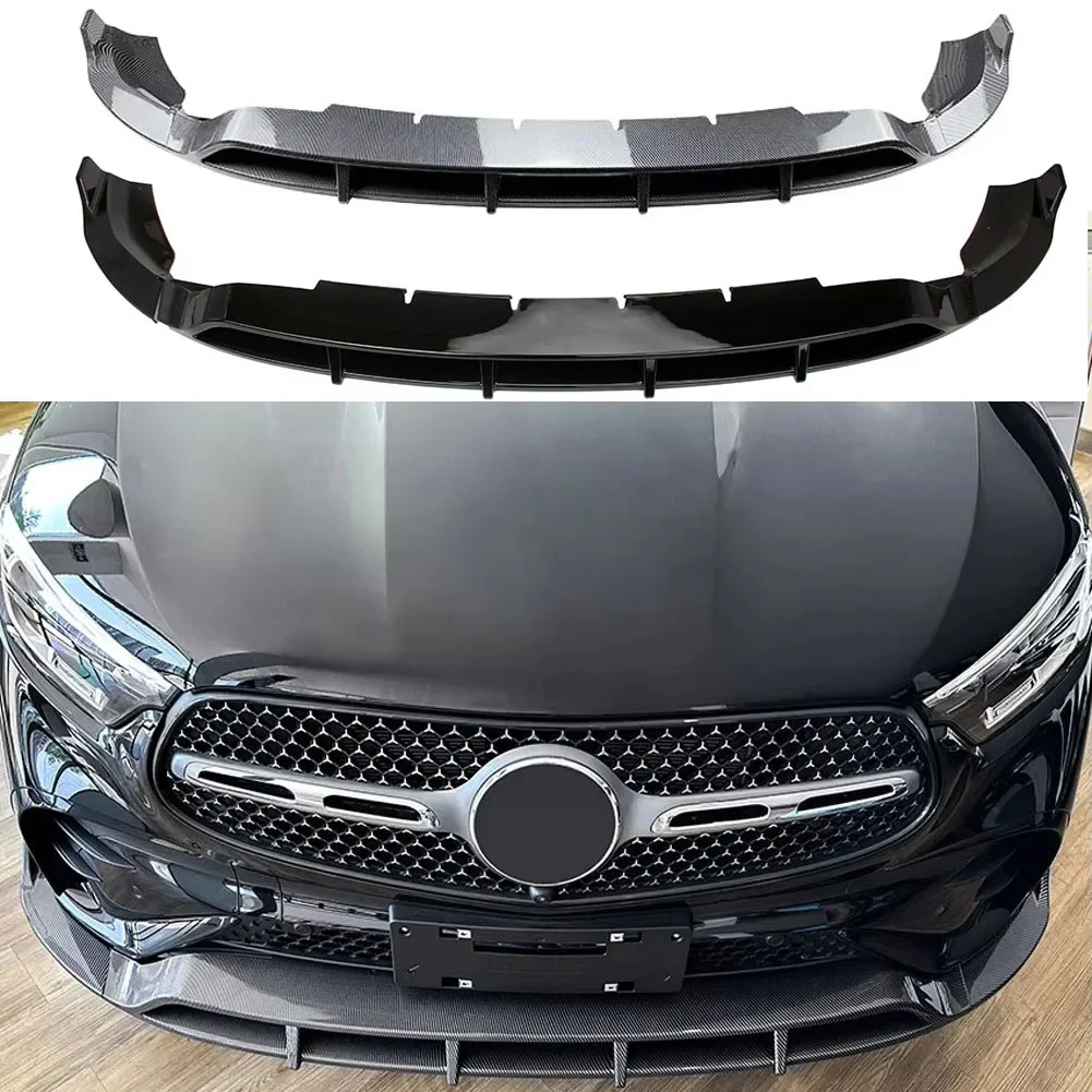 

3 Stage Front Bumper Lip Spoiler Side Lower Splitters Body Kit For Mercedes Benz GLC Class X254 GLC260 300 2023+