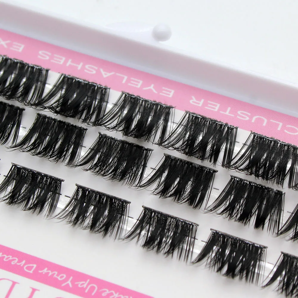 Loose segmented false eyelashes DIY natural independent eyelashes makeup tools soft natural mink fluffy soft false eyelashes