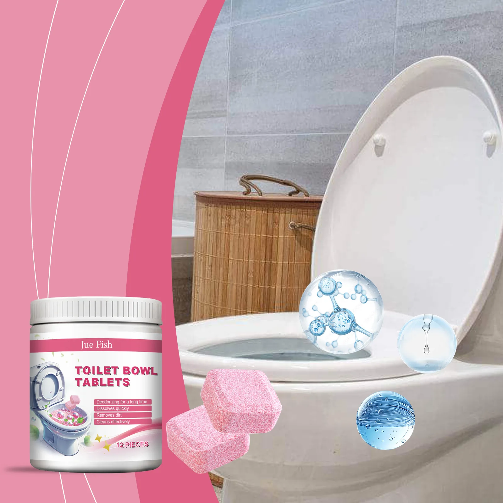 

Шипучие таблетки для чистки унитаза, желтый дезодорант для мочи, очистка грязи, устранение запахов, таблетка для чистки унитаза, 12 шт.