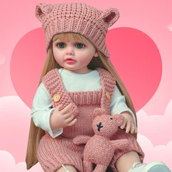 Reborn Baby Dolls, Realistic Newborn Dolls, Lifelike Dolls, 22 Inches 55 cm Soft Vinyl Silicone Full Body Toddler Dolls