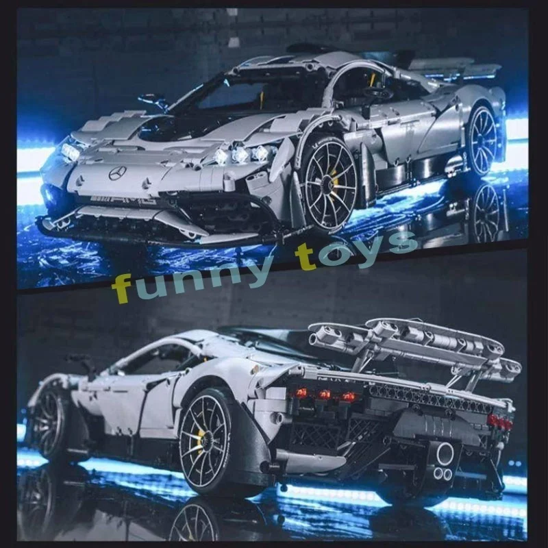 Cada Building Blocks Ben z AMGONE Supercar Racing Car 3295+PCS Model Remote Control Boy Toy Assembly Christmas Gift