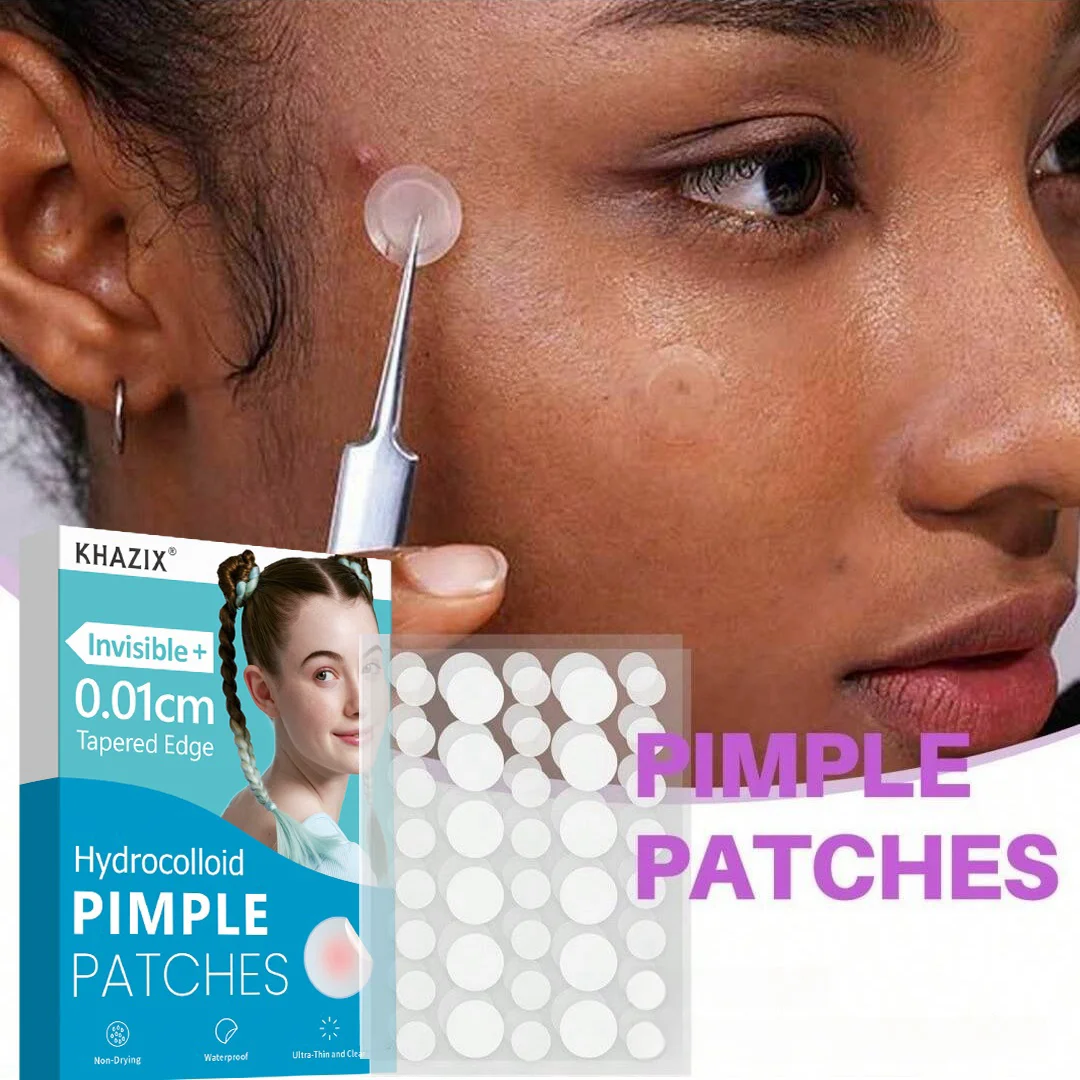 108 قطعة من رقعة حب الشباب الدائرية والنجمة - غرواني مائي، مقاومة للماء