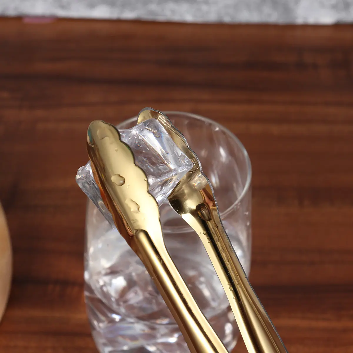 

4Pcs 15Cm Stainless Steel Food Tongs Lightweight Portable Versatile Serving Clip for Home Bar Kitchen Buffet Outdoor Activities