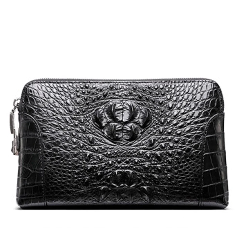 

menggeka crocodile bag Handbag male high-capacity men clutch bag youth business leisure Password lock Men crocodile bag