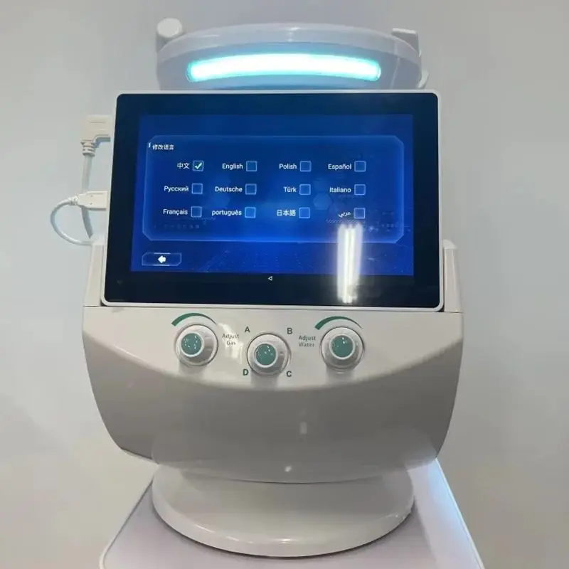 Hydro Dermabrasion Facial Beauty Machine für Tiefenreinigung Smart Ice Blue Multifunktions-Hautmanagementsystem