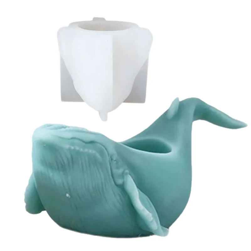 Cup Molds Whale Craft Molds Candlestick Molds for Hand-Making Craft A0KD