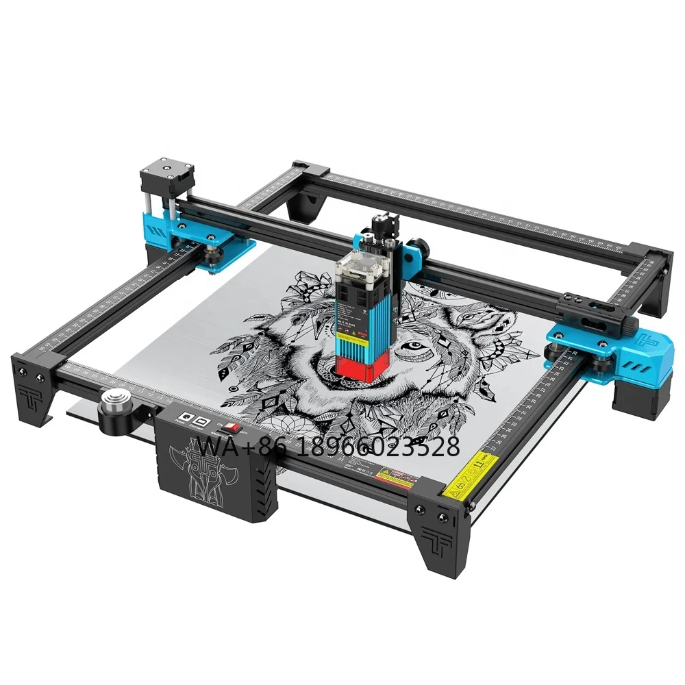 TTS-55 twotree mini impressora de corte cnc 3d máquinas marcação gravação co2 galvo portátil para laser automático diodo madeira