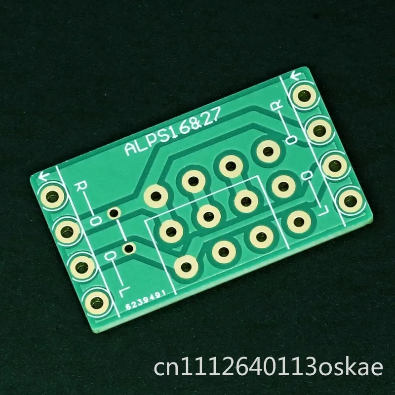 Gold-plated potentiometer plate (compatible with ALPS16 and ALPS27)