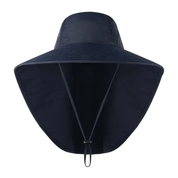 Outdoor UPF50+ Sonnenhut, Netz-Angelhut mit breiter Krempe und Nackenklappe – Detail 28
