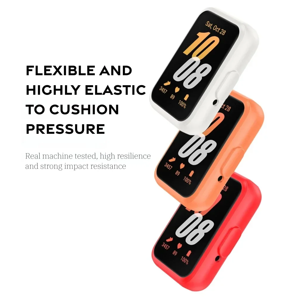 

Soft Silicone Case for Samsung Galaxy Watch Fit3 Sport Smart Watch Protector Shell Replacement Washable Watch Accessories Unisex