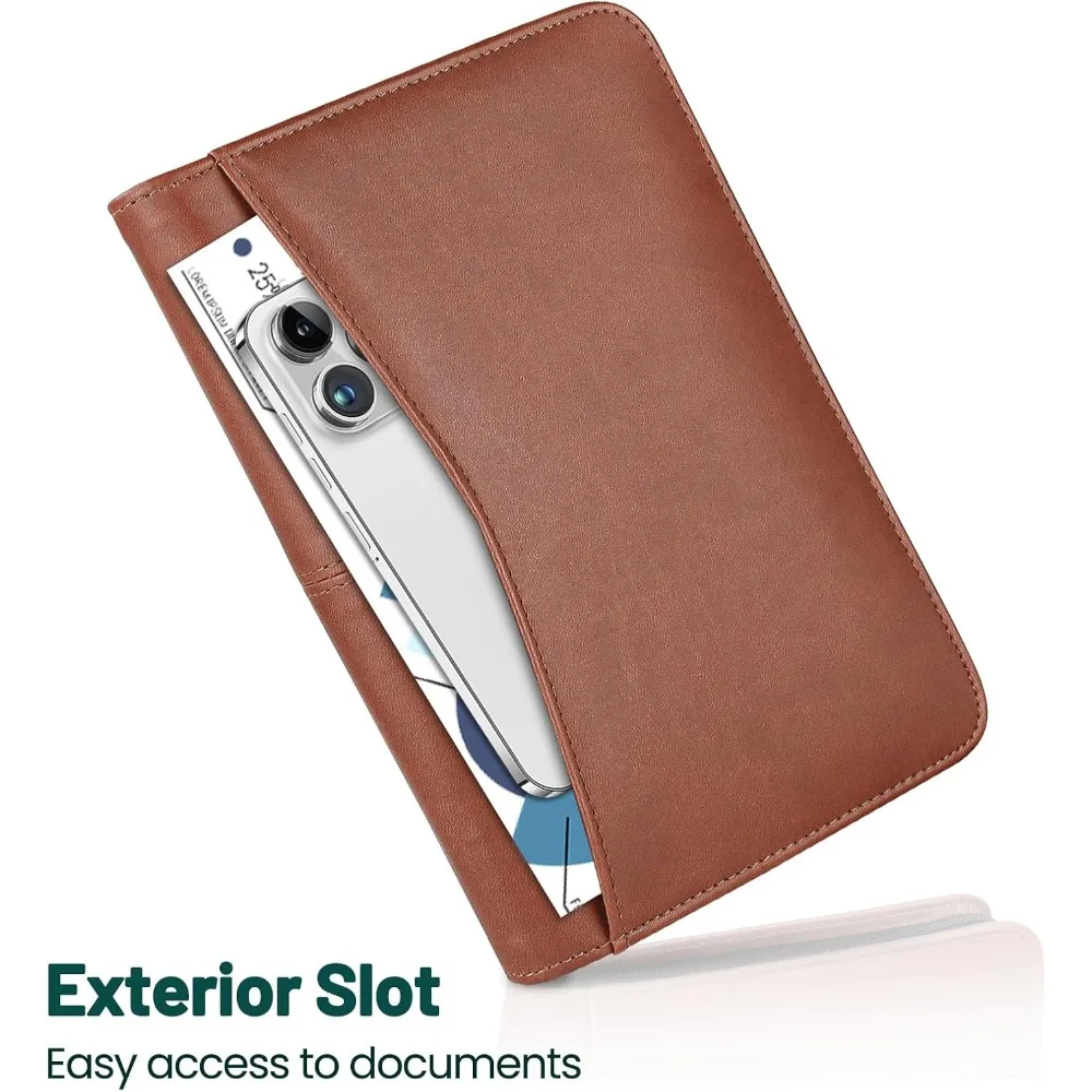 Padfolio Portfolio Organizer Binder Interview Resume Folder Zippered Business Portfolio Faux Leather Padfolio Portfolio Binder f