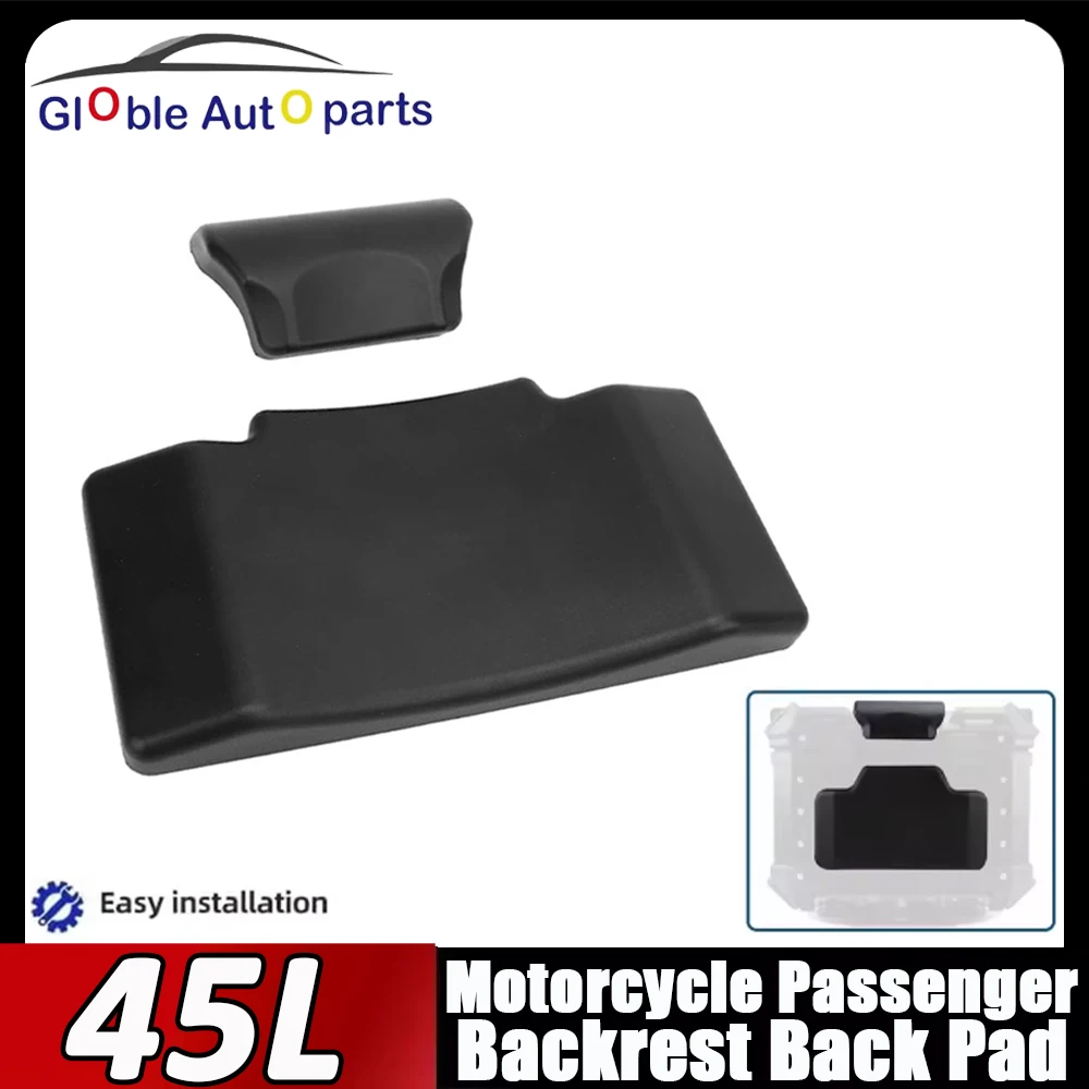 Motorcycle Top Box Backrest Motorcycle Back Cushion Passenger Backrest Back Pad For Universal 45L Rear Top Case Cushion